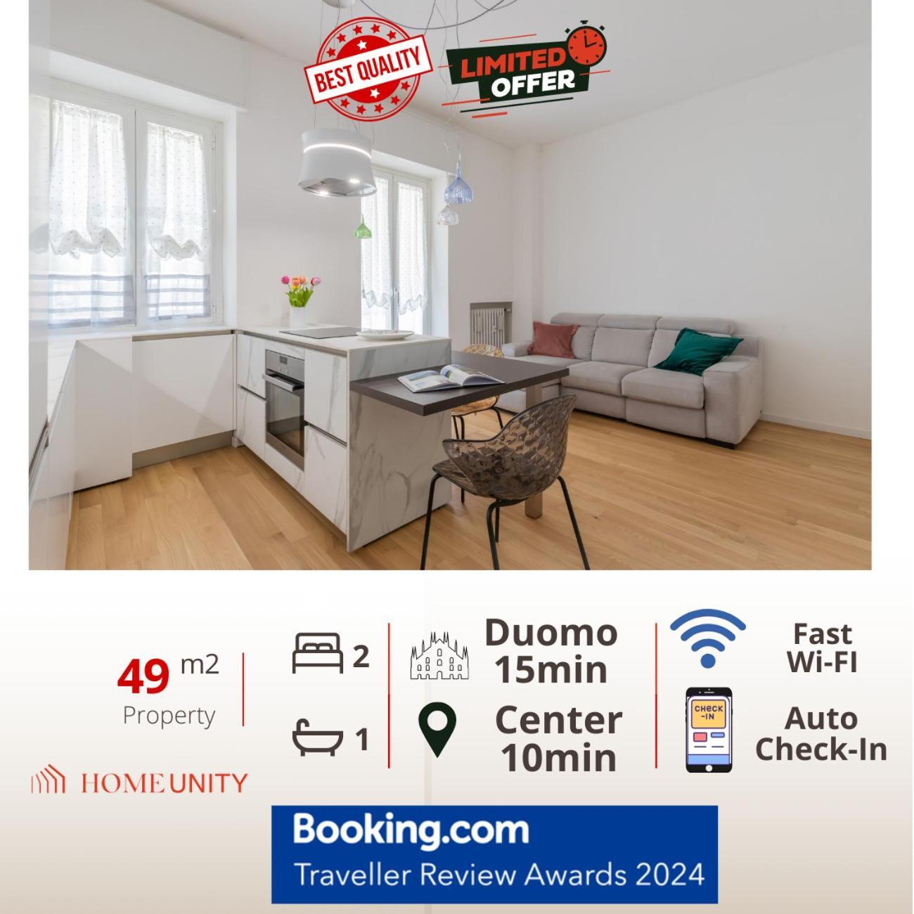Design Premium Apartment In Center Milan - Homeunity 외부 사진